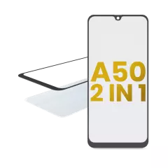 2 in 1 Front Glass With OCA Pre-Installed For Samsung Galaxy A50 (A505 / 2019)