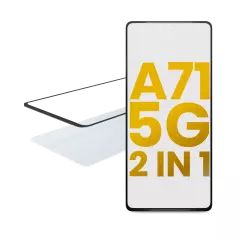 2 in 1 Front Glass With OCA Pre-Installed For Samsung Galaxy A71 5G (A716 / 2020)