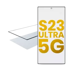 2 in 1 Front Glass With OCA Pre-Installed For Samsung Galaxy S23 Ultra 5G