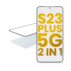 2 in 1 Front Glass With OCA Pre-Installed For Samsung Galaxy S23 Plus 5G