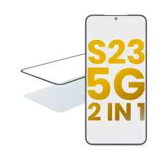 2 in 1 Front Glass With OCA Pre-Installed For Samsung Galaxy S23 5G