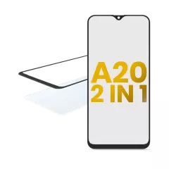 2 in 1 Front Glass With OCA Pre-Installed For Samsung Galaxy A20 (A205 / 2019)