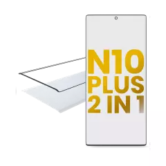 2 in 1 Front Glass With OCA Pre-Installed For Samsung Galaxy Note 10 Plus