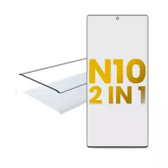 2 in 1 Front Glass With OCA Pre-Installed For Samsung Galaxy Note 10