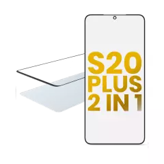 2 in 1 Front Glass With OCA Pre-Installed For Samsung Galaxy S20 Plus