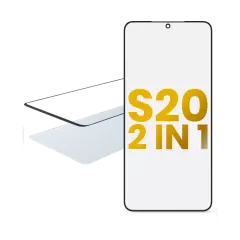 2 in 1 Front Glass With OCA Pre-Installed For Samsung Galaxy S20