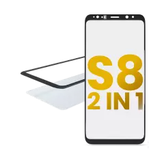 2 in 1 Front Glass With OCA Pre-Installed For Samsung Galaxy S8