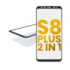2 in 1 Front Glass With OCA Pre-Installed For Samsung Galaxy S8 Plus
