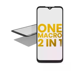 2 in 1 Front Glass With OCA Pre-Installed For Motorola One Macro (XT2016 / 2019)