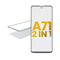 2 IN 1 Front Glass With OCA Pre-Installed For Samsung Galaxy A71 (A715 / 2020)