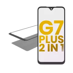 2 in 1 Front Glass With OCA Pre-Installed For Motorola Moto G7 Plus (XT1965 / 2019)