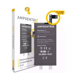Replacement Battery Core with Universal Tag-On Flex For iPhone 13 (Spot Welding Required) (AmpSentrix Core)
