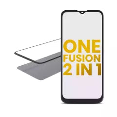 2 in 1 Front Glass With OCA Pre-Installed For Motorola One Fusion (XT2073 / 2020)