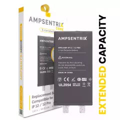 Replacement Battery For IPhone 12 / 12 Pro (Spot Welding Required) (AmpSentrix Core Extended)