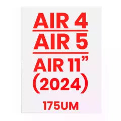 OCA Film Lamination For iPad Air 4 (2020) / Air 5 (2022) / Air 11" (2024) (175um) (10 Pack)