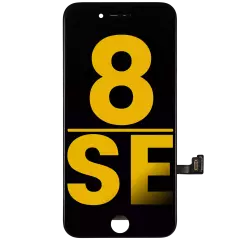LCD Assembly With Steel Plate For iPhone 8 / SE (2020 / 2022) (Refurbished) (Black)