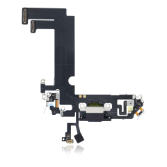 Charging Port Flex Cable For iPhone 12 Mini (Used OEM Pull) (Black)