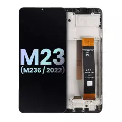 LCD Assembly With Frame For Samsung Galaxy M23 (M236 / 2022) (Service Pack) (All Colors)