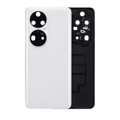Back cover Glass With Camera Lens For Huawei P50 Pro (Pearl White)