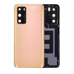 Back cover Glass With Camera Lens For Huawei P40 (Blush Gold)
