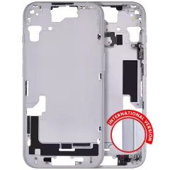 Mid-Frame Housing  W/ Small Parts For iPhone 15 (EU / Global Version) (Aftermarket Plus) (Blue)
