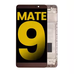 LCD Assembly With Frame For Huawei Mate 9 (Refurbished) (Brown)