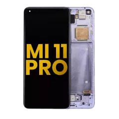 OLED Assembly With Frame For Xiaomi Mi 11 Pro (Refurbished) (Purple)