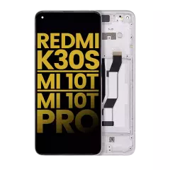 LCD Assembly With Frame For Xiaomi Redmi K30S / Mi 10T / Mi 10T Pro 5G (Refurbished) (White)