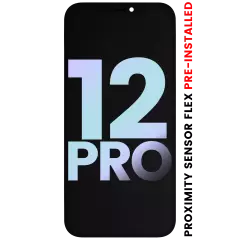OLED Assembly With Proximity Sensor Flex Pre-Installed For iPhone 12 Pro (Service Pack)