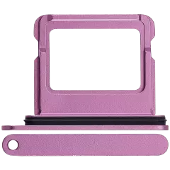 Single Sim Card Tray For iPhone 16 / 16 Plus (Pink)
