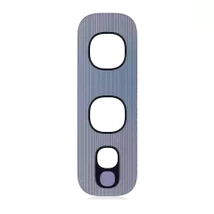 Back Camera Lens (Glass Only) With Adhesive For Samsung Galaxy S10E (Silver) (10 Pack)