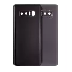 Back Cover Glass With Camera Lens For Samsung Galaxy Note 8 (Service Pack) (Midnight Black)