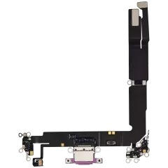 Charging Port Flex Cable For iPhone 16 Plus (Premium) (Pink)