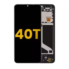 LCD Assembly With Frame For TCL 40T (Refurbished) (All Colors)