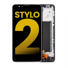 LCD Assembly With Frame For LG G Stylo 2 (Refurbished) (Black)
