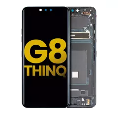 OLED Assembly With Frame For LG G8 ThinQ (Refurbished) (Aurora Black)