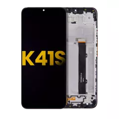 LCD Assembly With Frame For LG K41S (Refurbished) (All Colors)