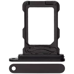 Dual Sim Card Tray For iPhone 16 Pro / 16 Pro Max (Black Titanium)