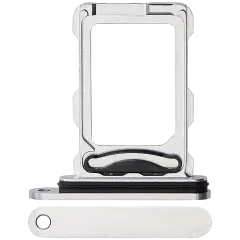 Dual Sim Card Tray For iPhone 16 Pro / 16 Pro Max (White Titanium)