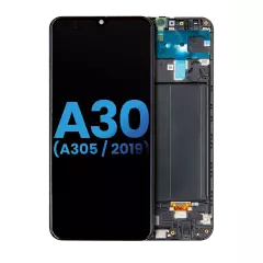 LCD Assembly With Frame For Samsung Galaxy A30 (A305 / 2019) (Aftermarket: Incell) (All Colors)