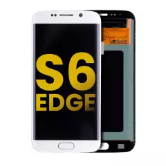 OLED Assembly Without Frame For Samsung Galaxy S6 Edge (Refurbished) (White Pearl)