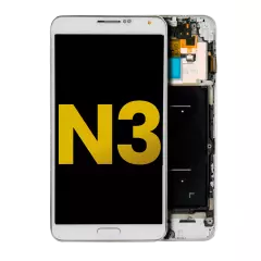 OLED Assembly With Frame For Samsung Galaxy Note 3 (Refurbished) (AT&T / T-Mobile) (White)