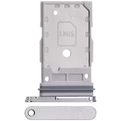Dual Sim Card Tray For Samsung Galaxy S24 FE 5G (Premium) (Gray)