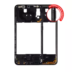 Mid-Frame Housing For Samsung Galaxy A20 (A205 / 2019) (International Version) (Black)