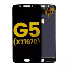 LCD Assembly Without Frame For Motorola Moto G5 (XT1672 / 2017) (Refurbished) (Black)