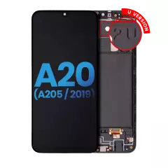 LCD Assembly With Frame For Samsung Galaxy A20 (A205 / 2019) (U Version) (Aftermarket: Incell) (All Colors)