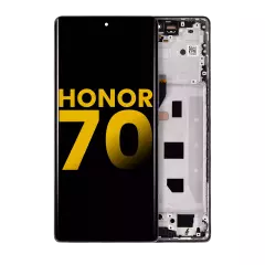OLED Assembly With Frame For Honor 70 (Refurbished) (Midnight Black)