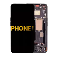 OLED Assembly With Frame For Nothing Phone 1 (Refurbished) (Black)