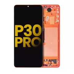 OLED Assembly With Frame For Huawei P30 Pro (Refurbished) (Orange)