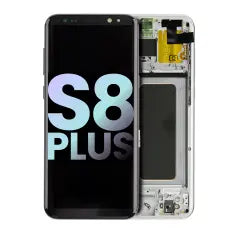 OLED Assembly With Frame For Samsung Galaxy S8 Plus (Service Pack) (Arctic Silver)